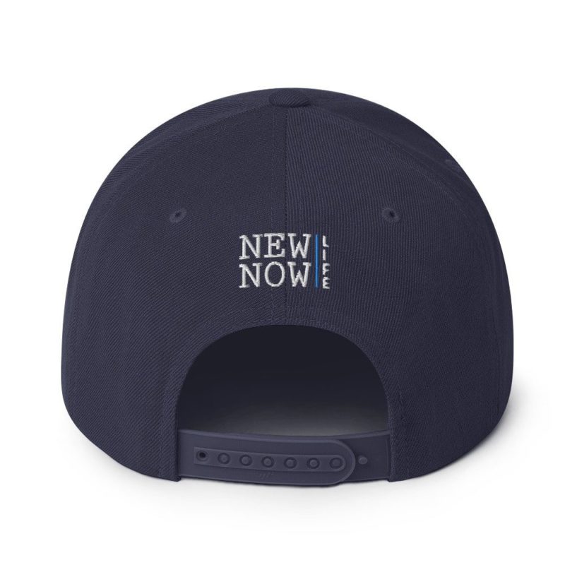 New Now Logo Circled Dark Snapback Hat