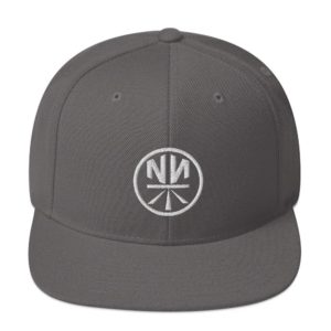 New Now Logo Circled Dark Snapback Hat
