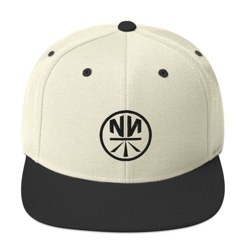New Now Logo Circled Light Yupoong Snapback Hat