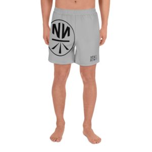 New Now Logo Circled Men's Athletic Long Shorts