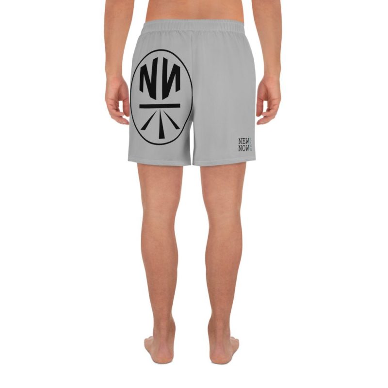 New Now Logo Circled Men's Athletic Long Shorts