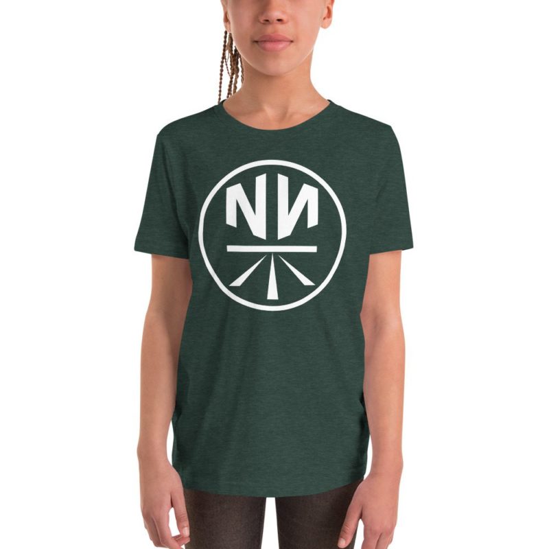 New Now Logo Circled Youth Short Sleeve T-Shirt