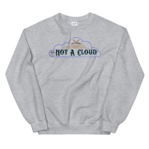 Not A Cloud Sweatshirt Light (Western) Unisex Crew Neck Sweatshirt