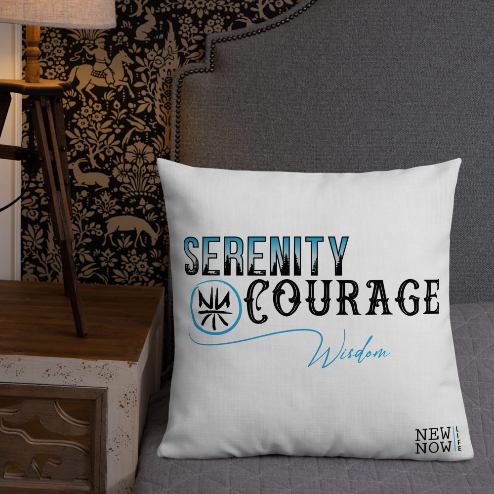 Serenity Prayer Abbr Premium Pillow