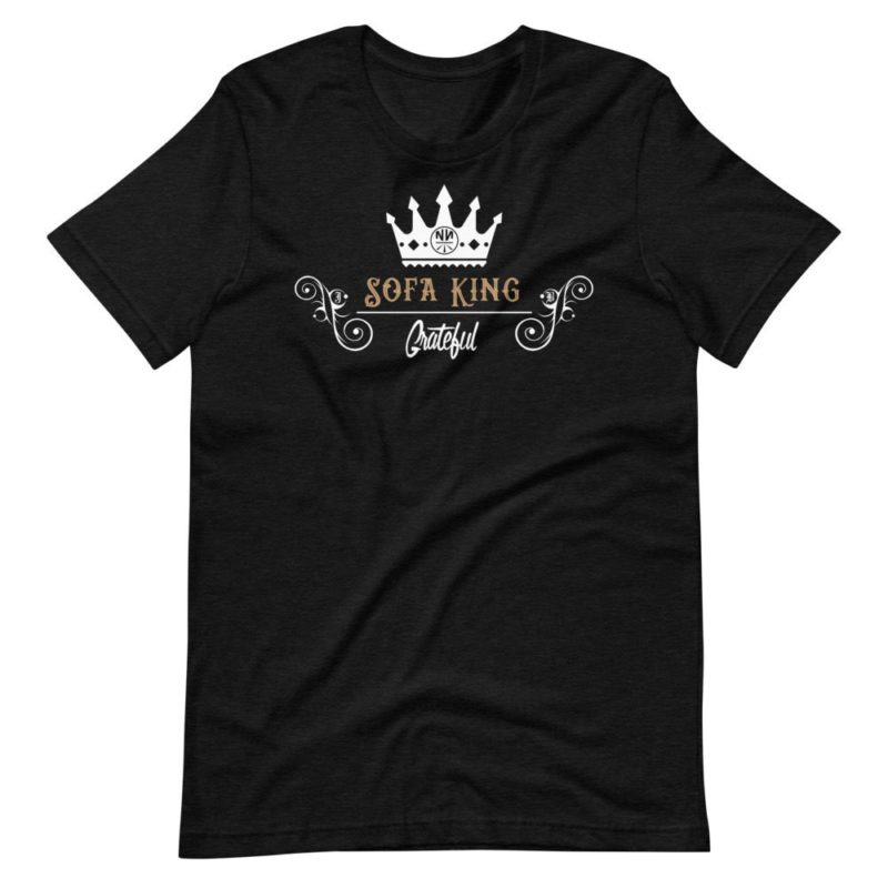 Sofa King Grateful Short-Sleeve Dark Unisex T-Shirt