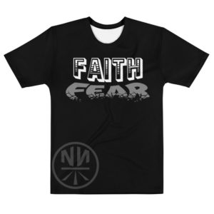 FAITH Crushes Fear Men's Dark T-Shirt