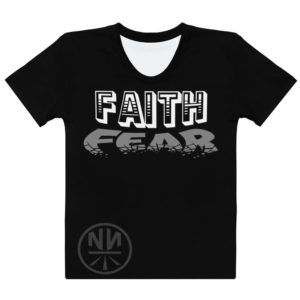 FAITH Crushes Fear Women's Dark T-Shirt